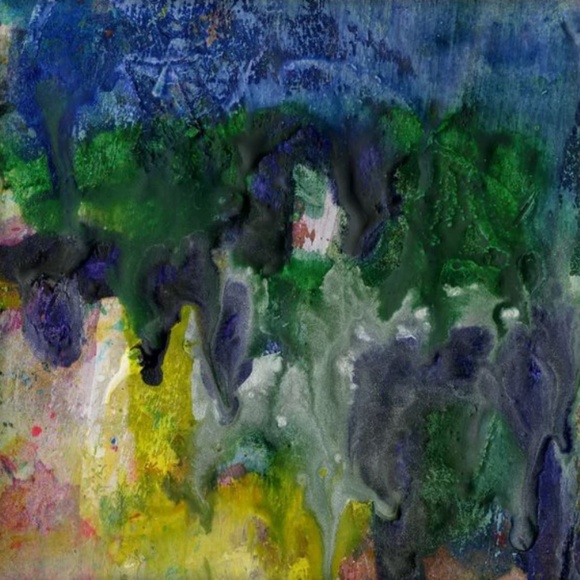 Encaustic Painting, Abstract Kathy Morton Stanion - Encaustic Abstract 41 - Picture 1 of 3
